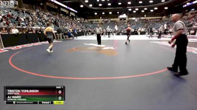 5A - 120 lbs Cons. Round 3 - AJ Ward, Basehor-Linwood vs Triston Tomlinson, Great Bend