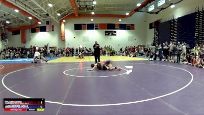 102 lbs Cons. Round 2 - Mason George, Shenandoah Valley Wrestling Cl vs Jackson Ross Wells, Powhatan Youth Wrestling Club