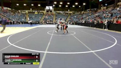 120 lbs Cons. Round 1 - Charly Goodwin, Junction City vs Amari English, Lansing