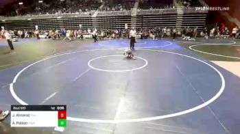 50 lbs Semifinal - Jair Almaraz, Trailblazer WC vs Aksel Polson, Thermopolis WC