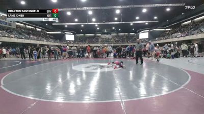 40 lbs Consolation - Braxton Santangelo, Quakertown vs Lane Jones, Keyser