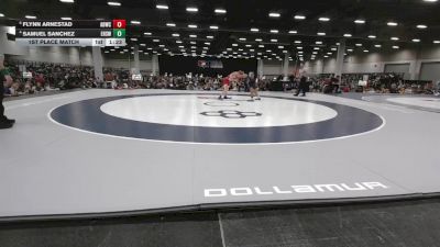 120 lbs 1st Place Match - Samuel Sanchez, Esperanza High School Wrestling vs Flynn Arnestad, American Dream Wrestling Club