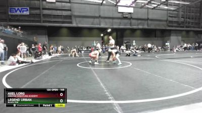 105 lbs Cons. Semi - Legend Urban, Black Fox vs Axel Lorg, Shelton Wrestling Academy