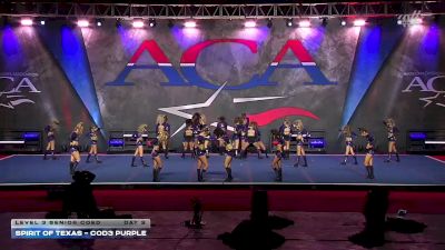 Spirit of Texas - Cod3 Purple [2026 L3 Senior Coed Day 2] 2026 ACA Grand Nationals