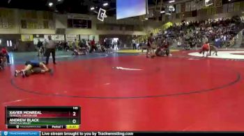 145 lbs Cons. Round 3 - Xavier Monreal, Temescal Canyon Asb vs Andrew Black, Temecula Valley