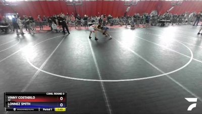 145 lbs Cons. Round 3 - Vinny Costabilo, WI vs Lonnez Smith, IL