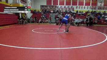 285 lbs Cons. Round 2 - Drake Goughnour, Grinnell vs Kieran Owings, Clear Creek-Amana