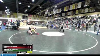 170 lbs Cons. Round 2 - Kameron Phillips, Temecula Valley vs Travis Coleman, Vista