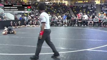 150 lbs Consolation Wb - Wesley Northrup, Alburnett vs Barrett Morgan, Algona