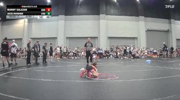 64 lbs Round 4 (8 Team) - Manny Salazar, GA United Red vs Jace Hughes, Backyard Brawlers Red