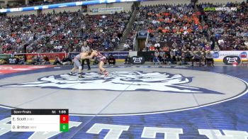 138 lbs Semifinal - Ed Scott, DuBois vs Devon Britton, Northampton