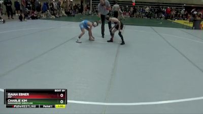 65 lbs Cons. Round 1 - Isaiah Ebner, DGF vs Charlie Kim, Nononsense Wrestling