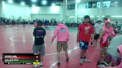 106 lbs Round 3 (16 Team) - Jayden Abel, Indiana Goon Squad vs Emiliano Diaz, Indy Elite