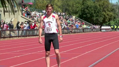 Men's 800m, Heat 1 - Connor Dunne runs U.S. #1 1:50.53, High School