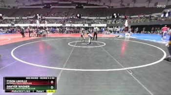 Rookie K-2 60 Champ. Round 1 - Tyson Linville, Smithfield Youth Wrestling vs Sawyer Wagner, Mathews Youth Wrestling Club