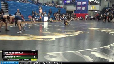 182 lbs Round 4 (4 Team) - Nathan Contraras, Rossview vs Matthew Rogers, West Forsyth