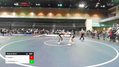 132 lbs Consi Of 32 #1 - Isaac Lopez, Volcano Vista vs Yahir Arellano, Ridgeline