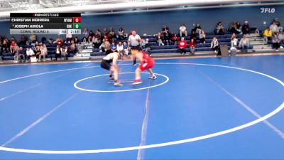 141 lbs Cons. Round 4 - Joseph Airola, Nebraska-Kearney vs Christian Herrera, Wyoming