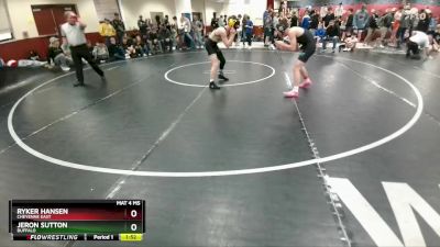 138 lbs Cons. Round 5 - Jeron Sutton, Buffalo vs Ryker Hansen, Cheyenne East