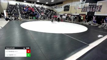 138 lbs Consi Of 8 #2 - Zachary Fariera, Manchester vs Jack Cahill, Norwalk