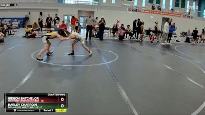 72-76 lbs Quarterfinal - Gideon Batchelor, The Storm Wrestling Center vs Harley Charroin, Tallahassee Wrestling Club