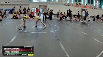 72-76 lbs Quarterfinal - Gideon Batchelor, The Storm Wrestling Center vs Harley Charroin, Tallahassee Wrestling Club