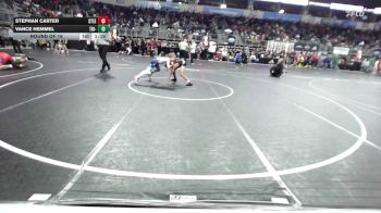 92 lbs Round Of 16 - Stephan Carter, Steel Valley Renegades WC vs Vance Hemmel, Tri-Cap Wrestling