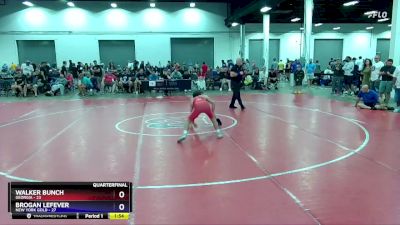 106 lbs Quarters & 1st Wb (16 Team) - Walker Bunch, Georgia vs Brogan Lefever, New York Gold