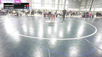 U20 Women - 59 lbs Cons. Round 5 - Tiyanna Mack, SC vs Lexy Pabon, MD
