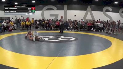 112 lbs Round 1 (6 Team) - Tayler Duffee, Ohio Gold vs Teige Haller, Junior Terps Xtreme