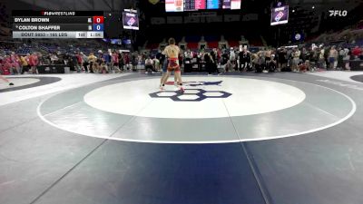 165 lbs Cons. Rd Of 32 - Dylan Brown, AL vs Colton Shaffer, IA