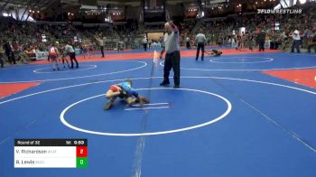 46 lbs Prelims - Van Richardson, Weatherford Youth vs Brooks Lewis, Second To None