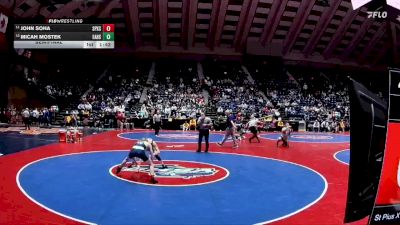 4A-106 lbs Semifinal - John Soha, St Pius X School vs Micah Mostek, Eastside Hs