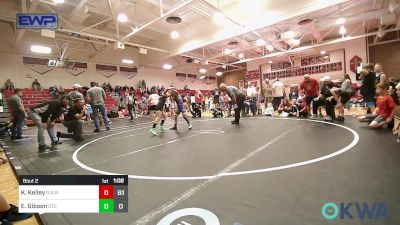 83 lbs Semifinal - Kaisen Kelley, R.A.W. vs Elliott Gibson, Owasso Takedown Club