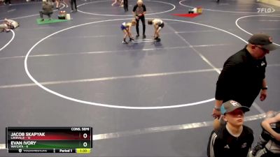 56 lbs Semis & 1st Wrestleback (8 Team) - Jacob Skapyak, Lakeville vs Evan Ivory, Wayzata