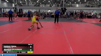 96 lbs Round 1 (4 Team) - Maddux Tindal, Team Gotcha vs Brandan McLaughlin, Terps Xpress