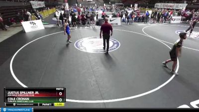 114 lbs Quarterfinal - Cole Cronan, Turlock Wrestling Club vs Justus Spillner Jr., USA Gold Wrestling Club