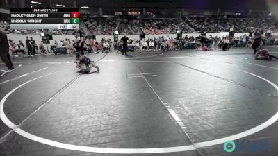 58 lbs Consi Of 16 #2 - Hadley-Glen Smith, Anno Youth Wrestling vs Lincoln Wright, Broken Arrow Wrestling Club