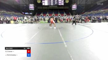 170 lbs Cons Semi - Gavin Craner, Michigan vs Junior Bumanglag, California