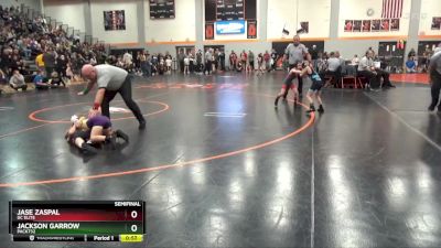 PW-8 lbs Semifinal - Jackson Garrow, PACK732 vs Jase Zaspal, DC Elite