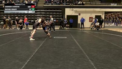 174 lbs 5th Place - Andrew Christie, Army vs Rafael Knapp, University At Buffalo