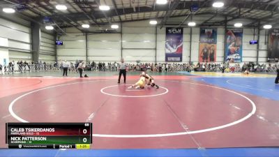 68 lbs Rd# 1 9:00am Friday - Nick Patterson, Scorpions vs Caleb Tsikerdanos, Maryland GOLD