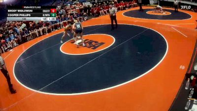 138 lbs Quarterfinals (8 Team) - Brody Widlowski, Coal City vs Cooper Phillips, Stanford (Olympia)