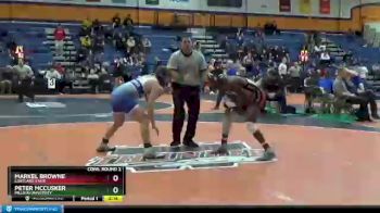 157 lbs Cons. Round 2 - Peter McCusker, Millikin University vs Markel Browne, Cortland State
