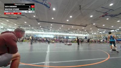 120 lbs Champ. Round 2 - Braydon Studer, Unattached vs Seth Drennen, Unattached