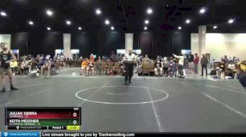 120 lbs Round 2 (6 Team) - Julian Sierra, Scorpions vs Keith Messner, U2 Upstate Uprising