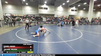 132 lbs Cons. Round 4 - Michael Wilson, MI vs Daniel Heiser, WI