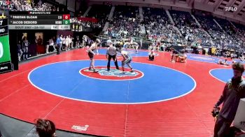2A-157 lbs Champ. Round 1 - Tristan Sloan, East Jackson HS vs JACOB DEBORD, North Murray