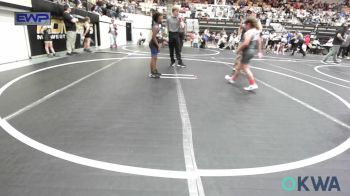 83 lbs Quarterfinal - Cameron Patterson, Choctaw Ironman Youth Wrestling vs Sage Kpiele Poda, Noble Takedown Club