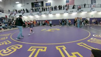 91 lbs 1st Place Match - Hayden Robinson, Thermopolis vs Janessa Cook, Powell Middle School